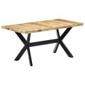  Stół jadalniany, 160 x 80 x 75 cm, lite surowe drewno mango Lumarko!