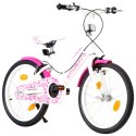  Rower dla dzieci, 18 cali, różowo-biały Lumarko!