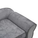  Sofa dla psa, szara, 72x45x30 cm, pluszowa Lumarko!