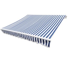  Tkanina do markizy, niebiesko-biała, 500 x 300 cm Lumarko!