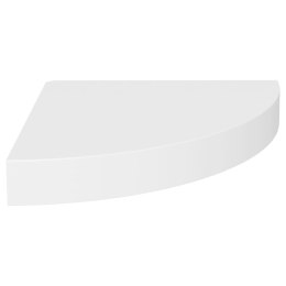 Lumarko Narożna półka ścienna, biała, 25x25x3,8 cm, MDF