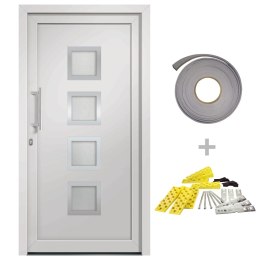  Drzwi wejściowe zewnętrzne, białe, 98 x 200 cm Lumarko!