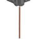  Parasol ogrodowy na drewnianym słupku, 300 cm, antracytowy Lumarko!