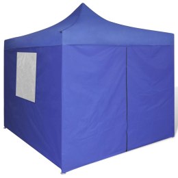  Niebieski, składany namiot, 3 x 3 m, z 4 ściankami Lumarko!