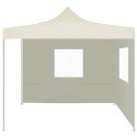  Rozkładany namiot z 2 ściankami, 3 x 3 m, kremowy Lumarko!